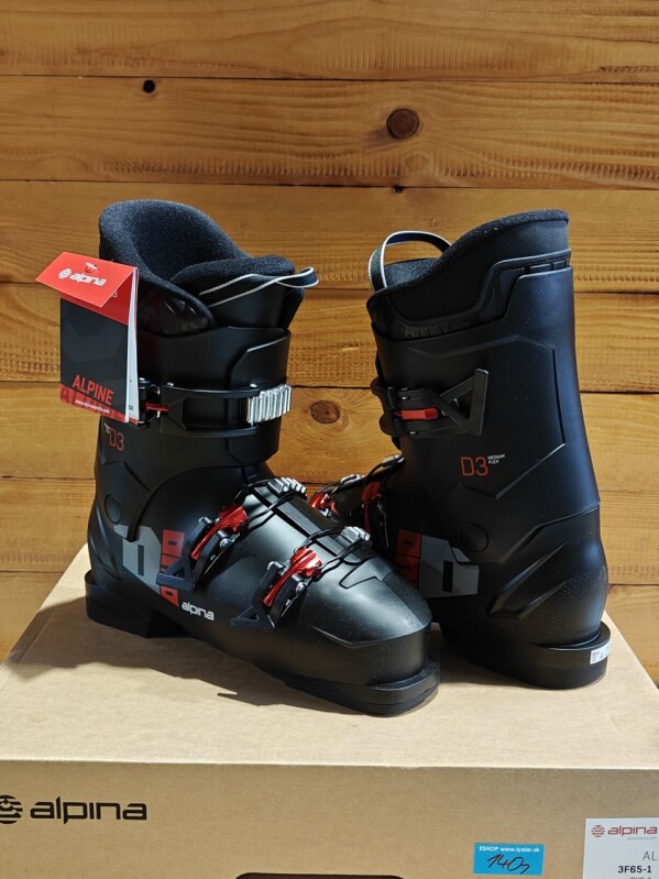 LYŽIARKY ALPINA DUO 3 BLACK GW 26MP